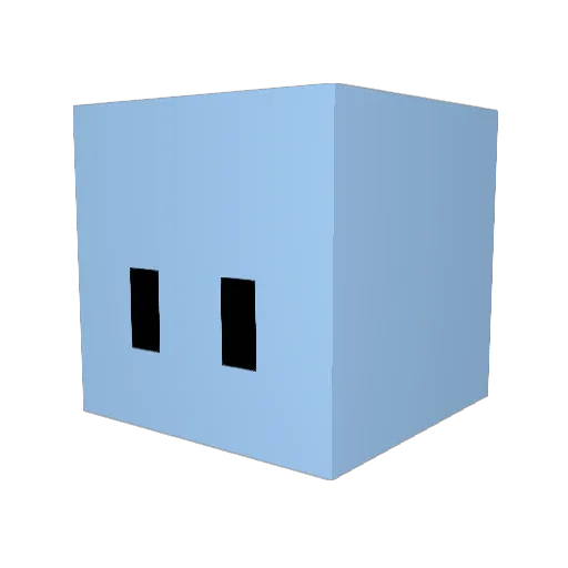 EvanXVI Minecraft avatar head, 3D render