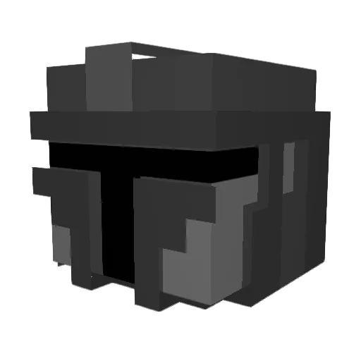 Evan_09 Minecraft avatar head, 3D render