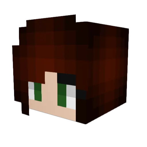 Evan_Si Minecraft avatar head, 3D render