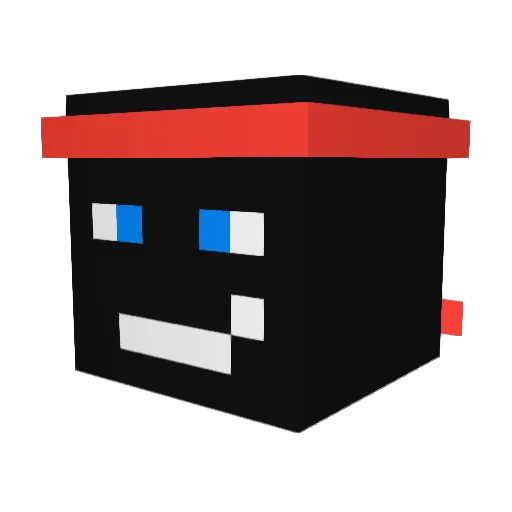 Evanator00 Minecraft avatar head, 3D render