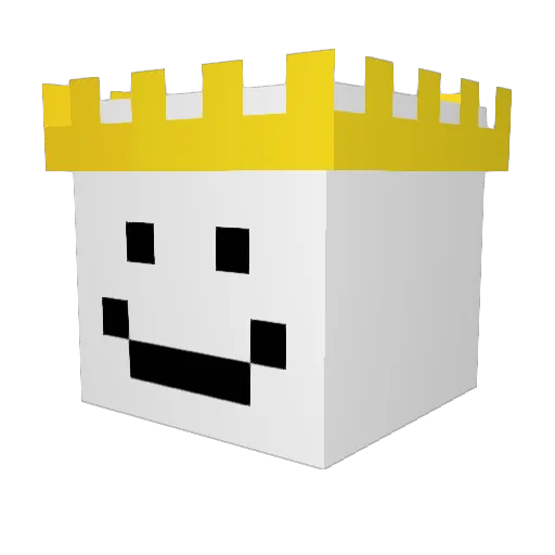 EvangpdeF1 Minecraft avatar head, 3D render