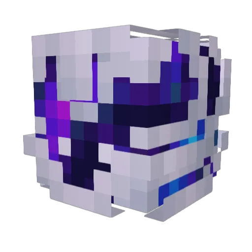 Evaningw Minecraft avatar head, 3D render