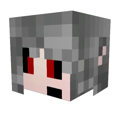 Evanley2022 Minecraft avatar head, 3D render