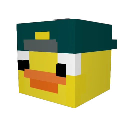 Evans299 Minecraft avatar head, 3D render