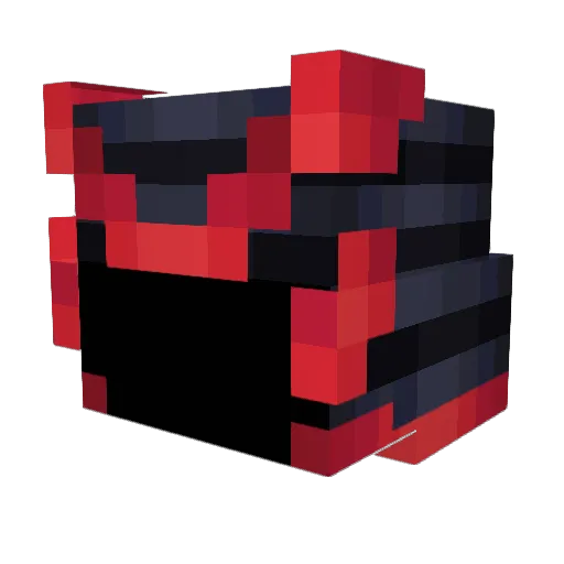 Evans_plays_MC Minecraft avatar head, 3D render