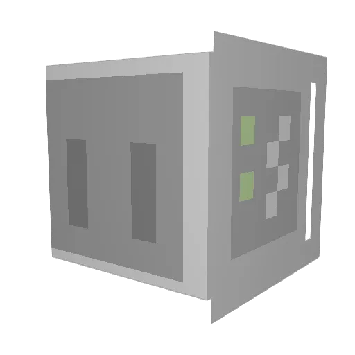 Evansism Minecraft avatar head, 3D render