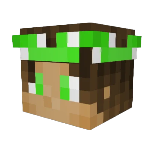 Evanska Minecraft avatar head, 3D render
