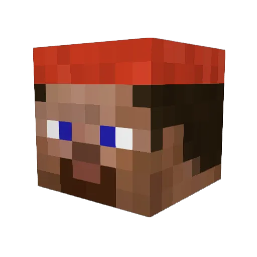 Evanstratton23 Minecraft avatar head, 3D render