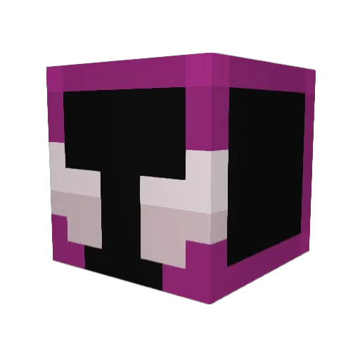 Evanunit Minecraft avatar head, 3D render