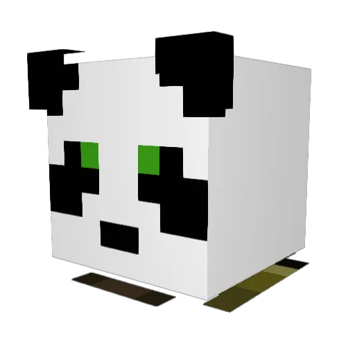 Evar_low Minecraft avatar head, 3D render