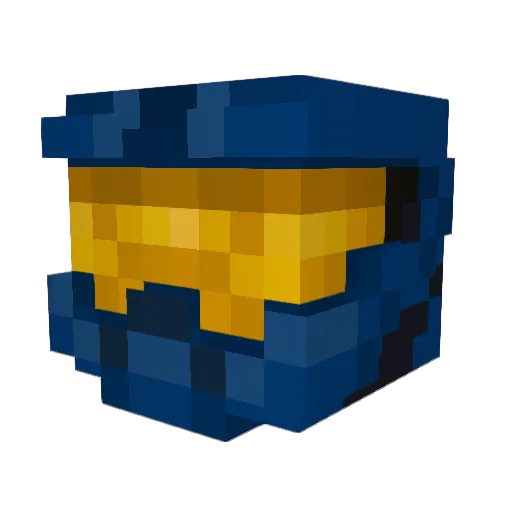 EvasiveMind Minecraft avatar head, 3D render