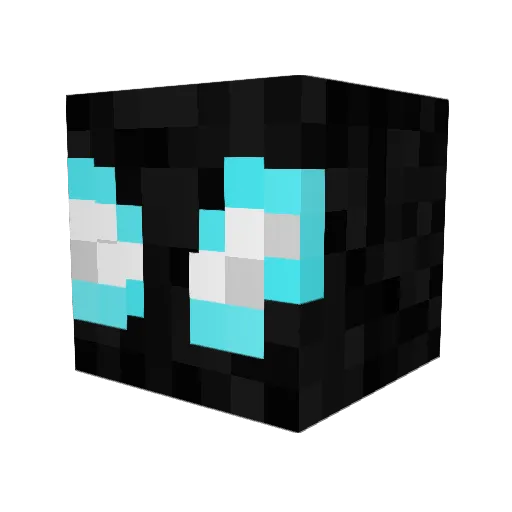 Evaweb21 Minecraft avatar head, 3D render