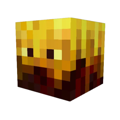 EveM10 Minecraft avatar head, 3D render