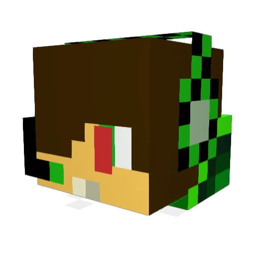 EveStoPlays_ Minecraft avatar head, 3D render