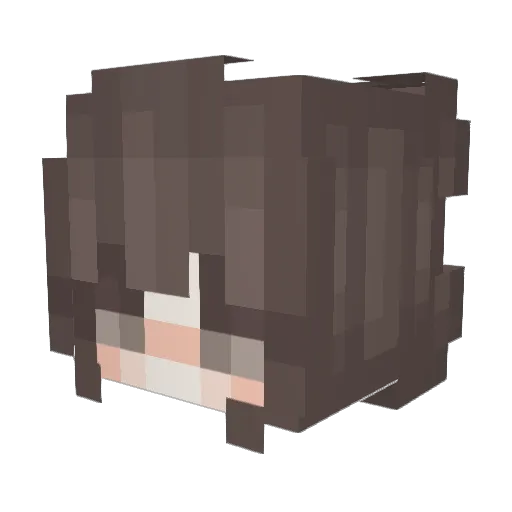 Eve_PM Minecraft avatar head, 3D render
