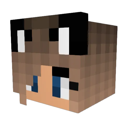 Evee333333 Minecraft avatar head, 3D render