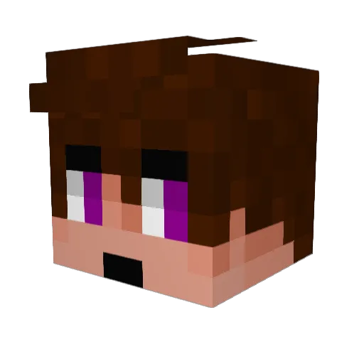 EventGameYT Minecraft avatar head, 3D render