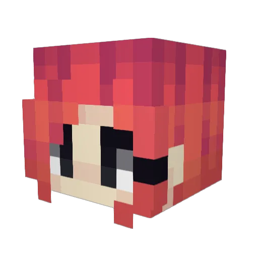 EventlessCircle Minecraft avatar head, 3D render