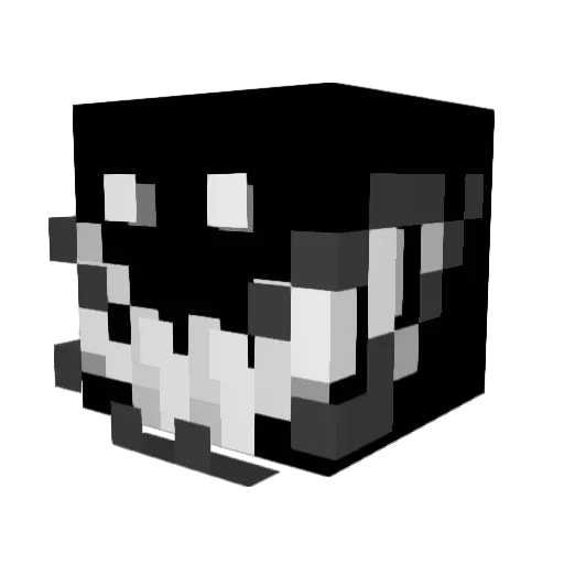 Eventyrtid Minecraft avatar head, 3D render