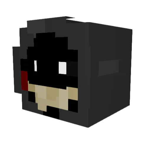 EverSmile2001 Minecraft avatar head, 3D render