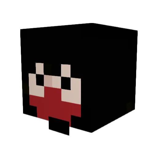 Everan06 Minecraft avatar head, 3D render