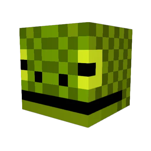 Everbane37 Minecraft avatar head, 3D render