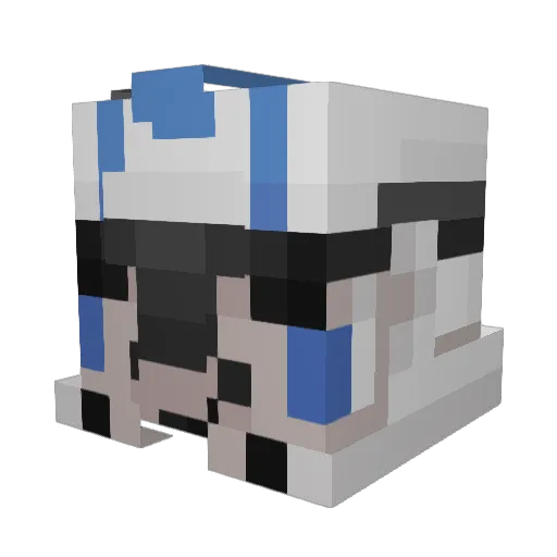 Everest_Lee Minecraft avatar head, 3D render