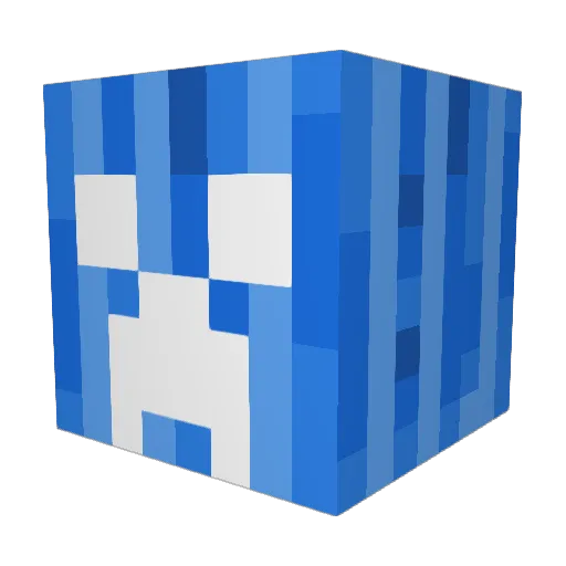Everett1889 Minecraft avatar head, 3D render