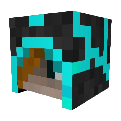 Everfrost42 Minecraft avatar head, 3D render
