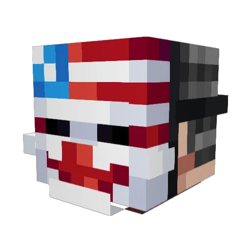 Evergreen010 Minecraft avatar head, 3D render