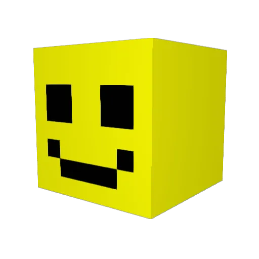 Everheart Minecraft avatar head, 3D render