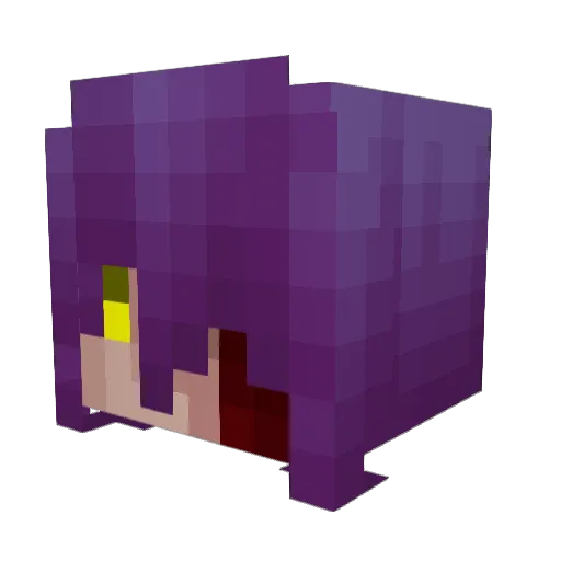 Everonii Minecraft avatar head, 3D render