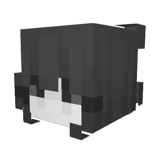EveryMind Minecraft avatar head, 3D render