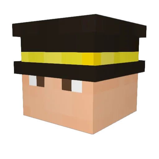 EveryTvo Minecraft avatar head, 3D render