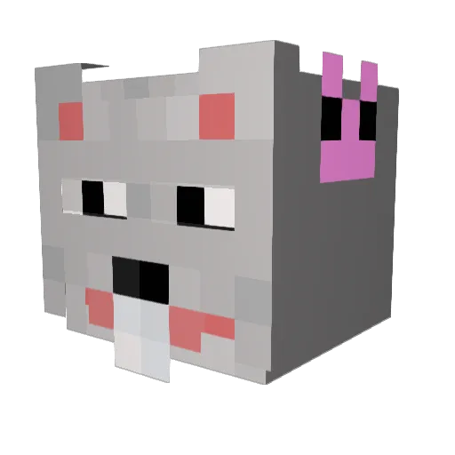 Every_dog Minecraft avatar head, 3D render
