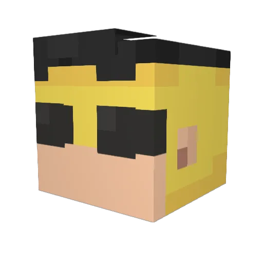 Everydayjarl365 Minecraft avatar head, 3D render