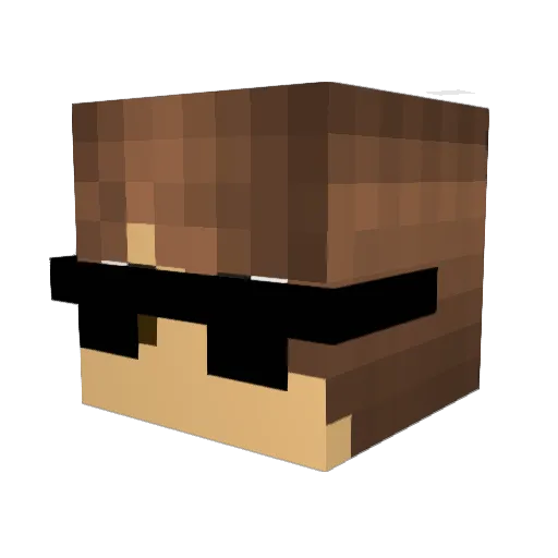 Everythingdibz Minecraft avatar head, 3D render