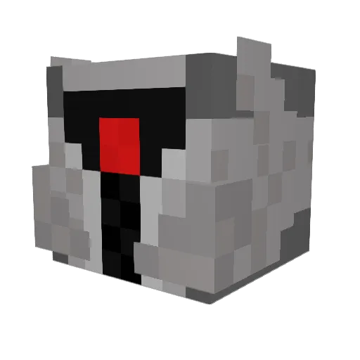 Everywhence Minecraft avatar head, 3D render