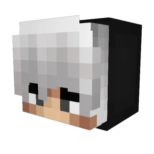 Evgen_Bizz Minecraft avatar head, 3D render