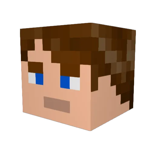 EvgeniuGameRu Minecraft avatar head, 3D render