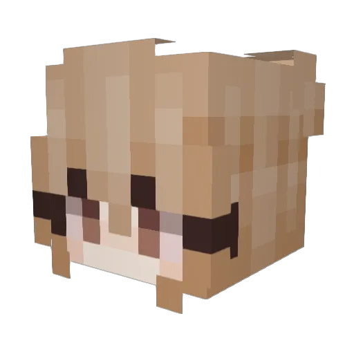 Evgeniyy_ Minecraft avatar head, 3D render