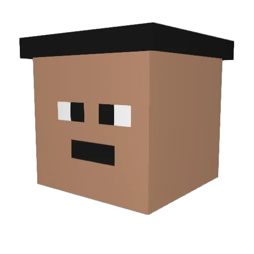 EviLz2 Minecraft avatar head, 3D render