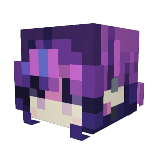 Minecraft-Avatar von Eviils: Kopf als 3D-Render