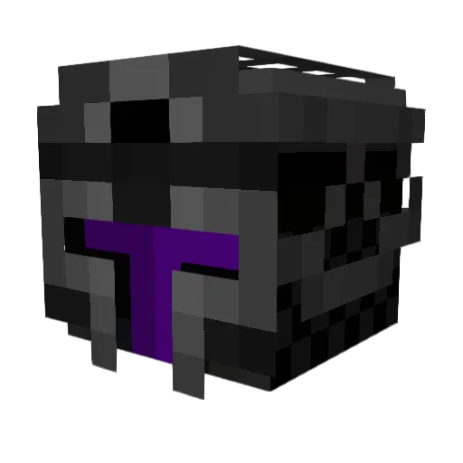 EvilArch_ Minecraft avatar head, 3D render