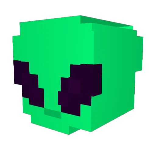 EvilAssToucher Minecraft avatar head, 3D render