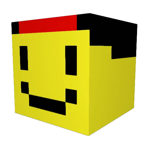 EvilBonsai1286 Minecraft avatar head, 3D render