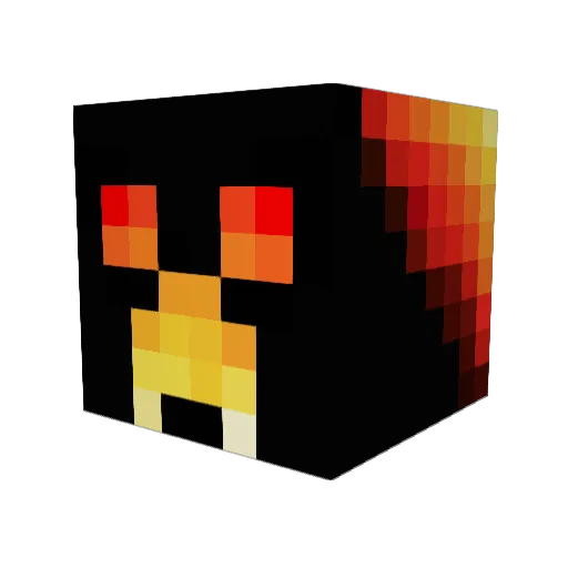 EvilBrenden Minecraft avatar head, 3D render