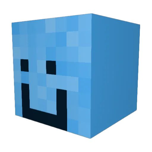 EvilCat1000 Minecraft avatar head, 3D render