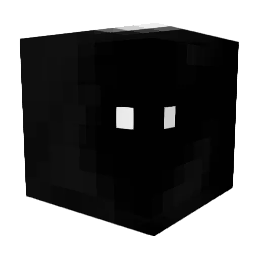 EvilCloudWizard Minecraft avatar head, 3D render