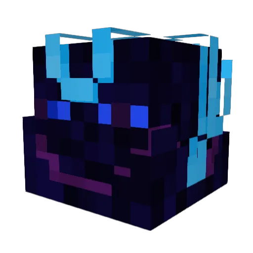 EvilDawnStar Minecraft avatar head, 3D render